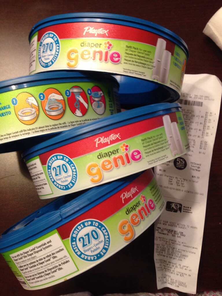 1.86 diaper genie refill at Target Simple Coupon Deals