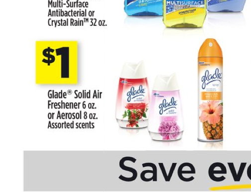 Free Glade Air Freshner or Aerosol