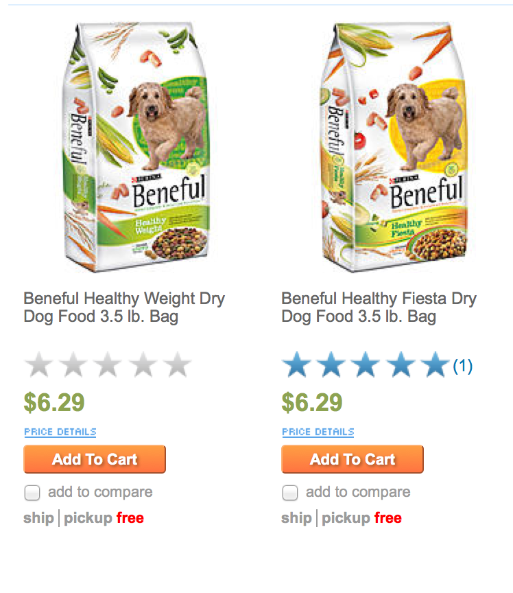 Free beneful dog food