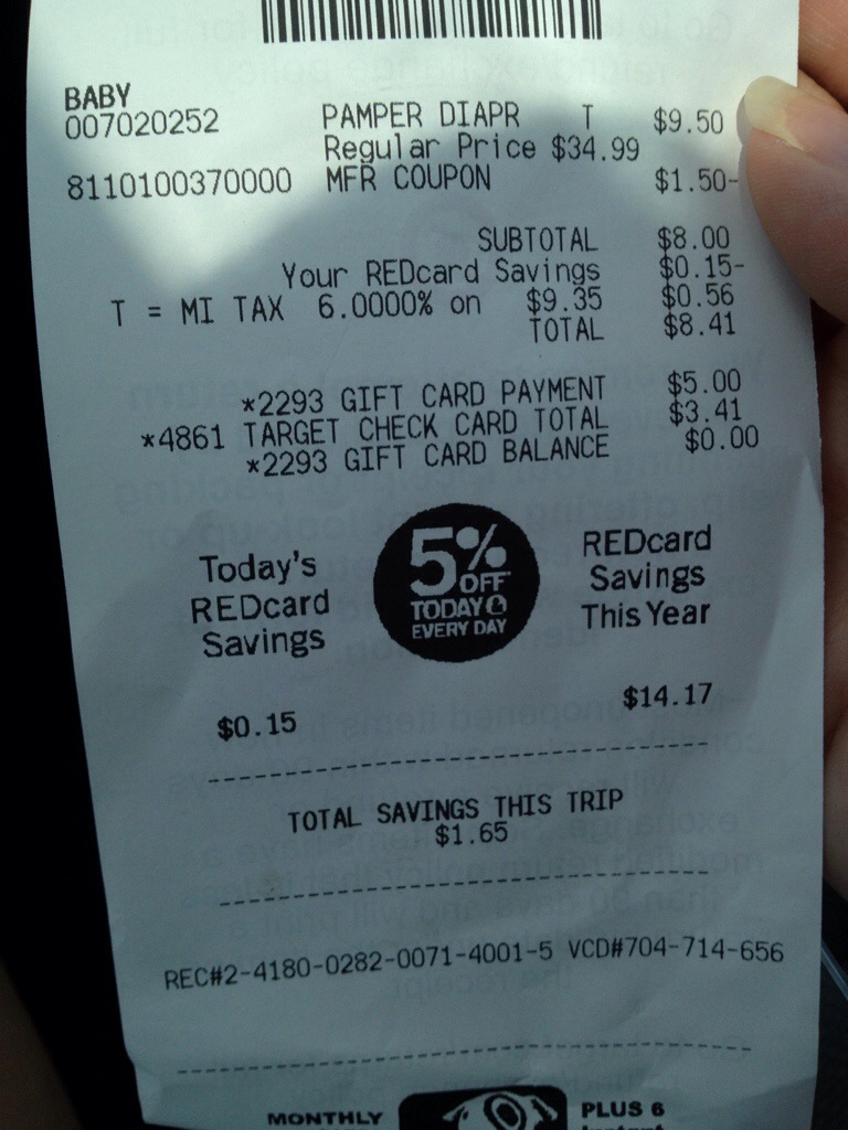 9.50 Pampers at Dollar General no size restrictions, Price Match