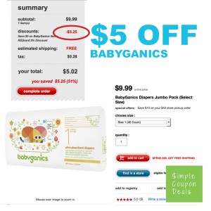 target babyganics diapers