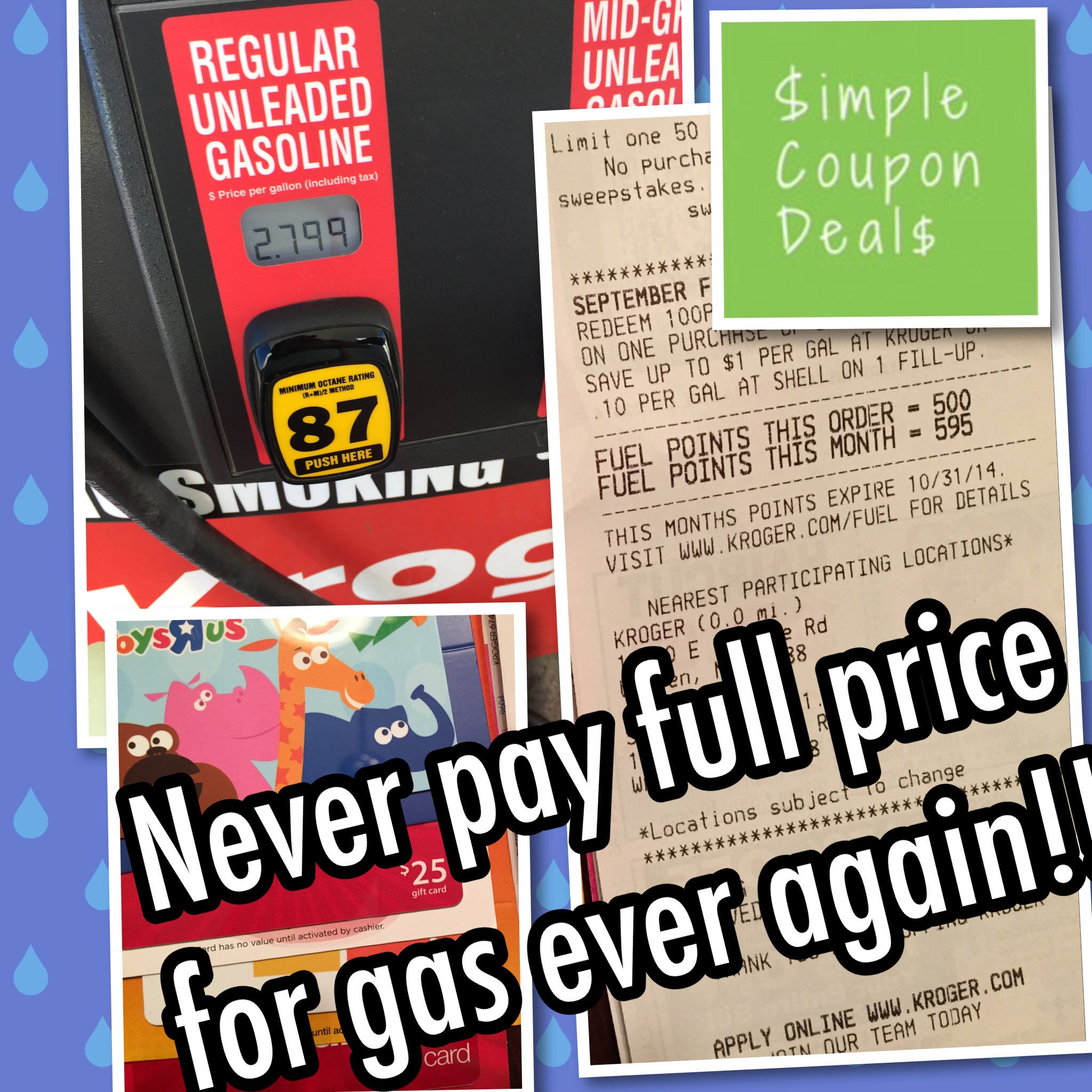 How to get gas for cheap. Never pay full price for gas ever again