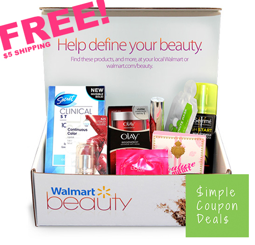 Free Walmart Beauty Box + $5 Shipped - Simple Coupon Deals