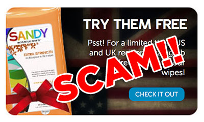 free-sandy-wipes-scam