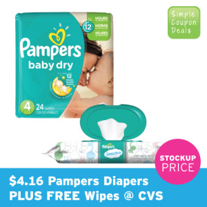 pampers-diapers-wipes-cvs-deal