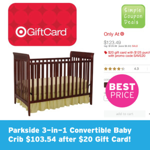 target convertible crib