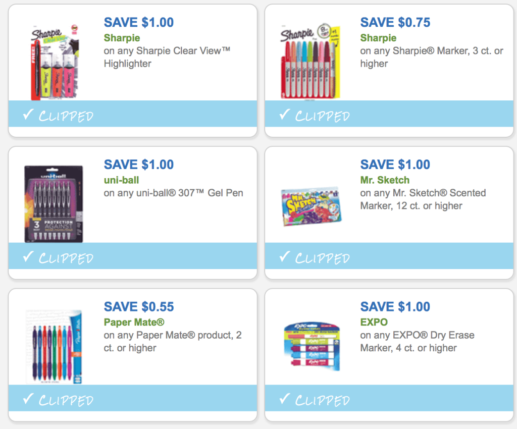 New Back-to-School Supplies Printable Coupons - Simple Coupon Deals