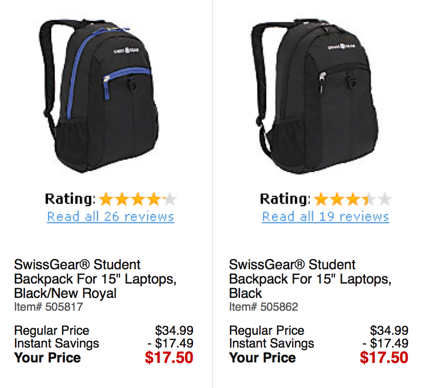 swissgear student discount