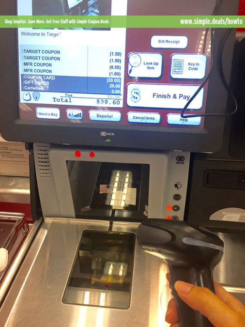 How to use Self Checkout at Target Simple Coupon Deals