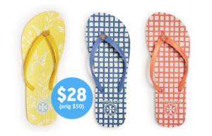 tory burch flip flops sale