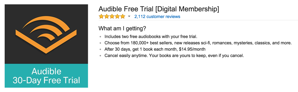 3 month audible trial 3 month audible trial