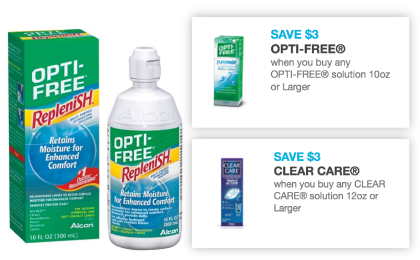 High Value 3 Off Opti Free Or Clear Care Printable Coupon Simple Coupon Deals