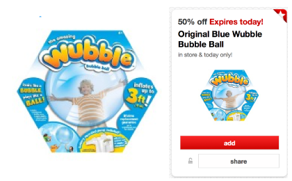 wubble bubble target