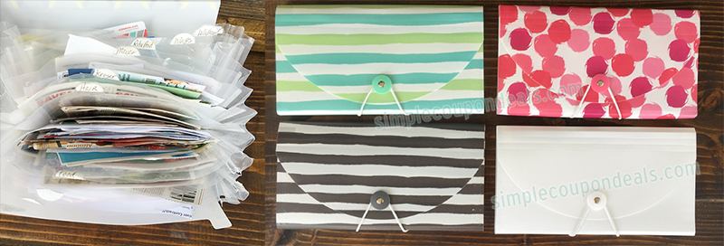 How to Organize Your Coupons: Use Accordion Envelopes