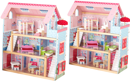 50 Off Kidkraft Chelsea Doll Cottage W Furniture 64 87 Orig