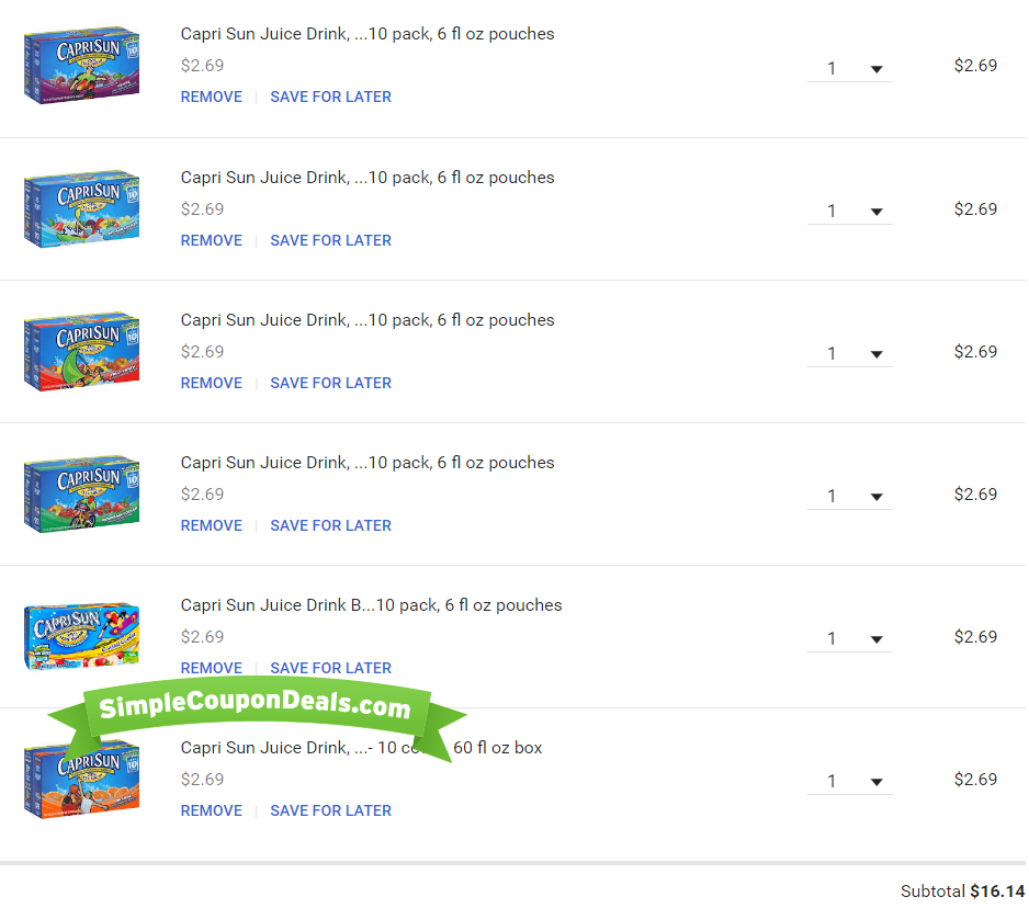 CapriSun-Drink-Cart