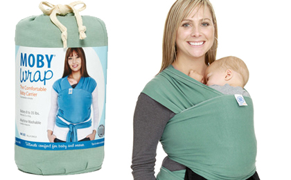 green baby wrap