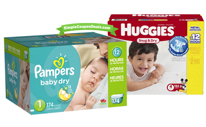 huggies and pampers