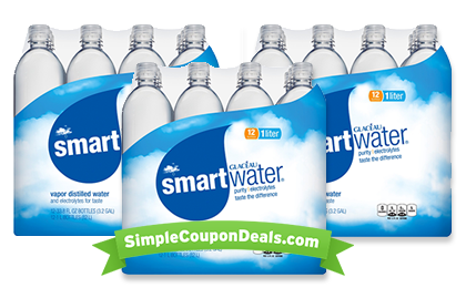 smartwater Electrolyte Enhanced Water 33.8oz 12pk $9.53 (Orig $ 27) + Free Shipping! - Simple ...