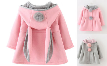 Toddler Bunny Ears Coat $14.39 (Orig $31) + FREE Shipping! - Simple ...