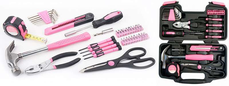 pink-tool-set