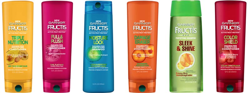 Garnier shampoo and conditioner Garnier Fructis Grow Strong 2-in-1 Shampoo and Conditioner FL OZ Hair is almost entirely made up of protein, which gives hair its strength.