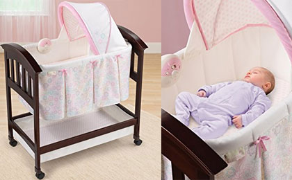 summer infant classic wood bassinet