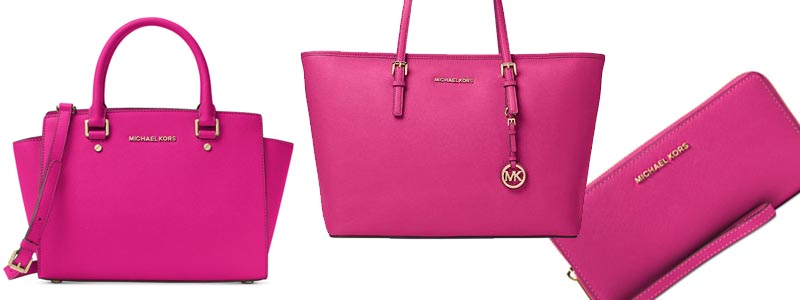 michael kors raspberry wallet