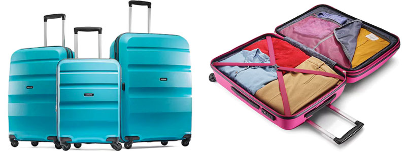 american tourister burst spinner luggage