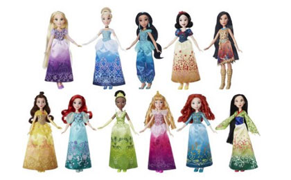 disney princess shimmering dreams collection 11 pack