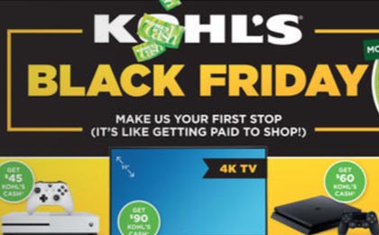 kohls black friday throws