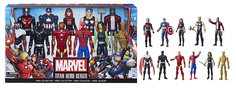 marvel titan hero series mega collection