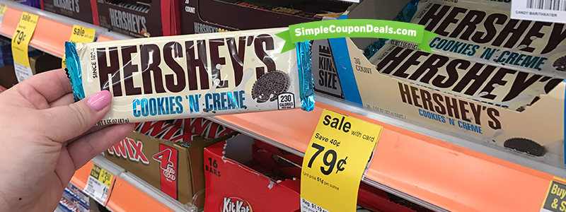 Hershey chocolate bar coupons
