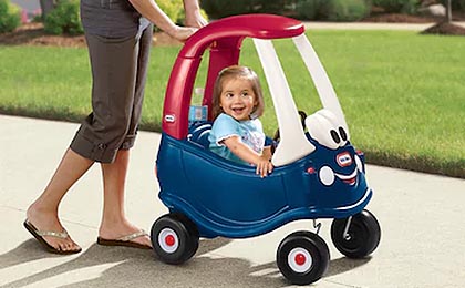 blue cozy coupe