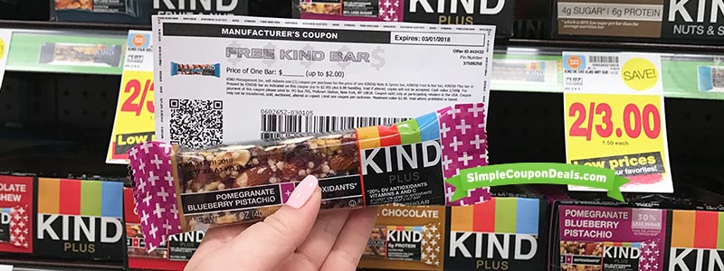 Free Kind Protein Bar Print Free Product Coupon Now Simple Coupon Deals
