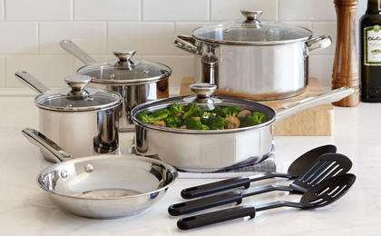 FREE 12pc Stainless Steel Cookware Set at JCPenney! Run!