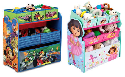 mickey mouse multi bin toy organizer