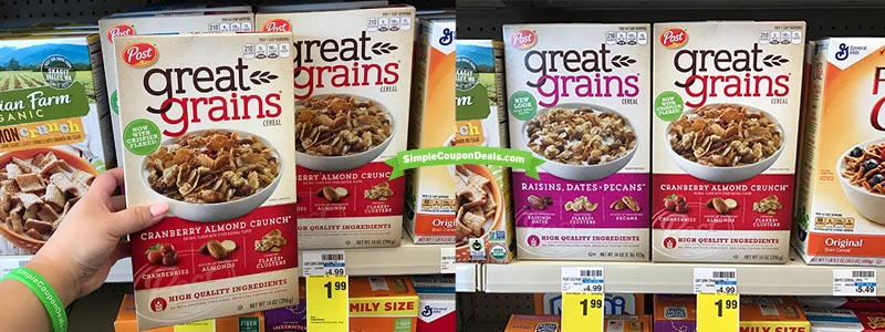 Great Grains Cereal $0.89 at CVS (Starts 6/24) - Simple Coupon Deals