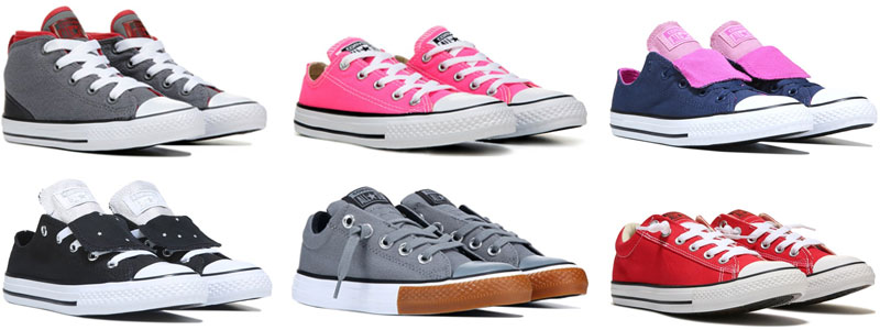 famous footwear kids converse