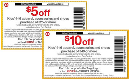 target baby clothes coupon