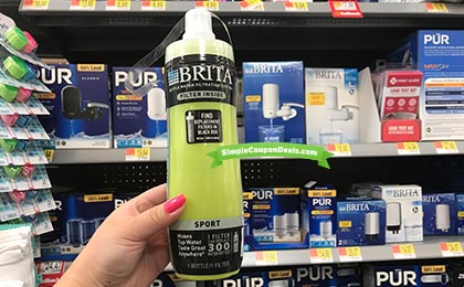 New Brita Water Filter Water Bottle Coupon – $6.88 at Walmart