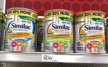 target similac pro total comfort