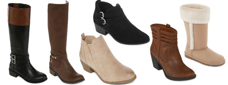 jcpenney lady boots